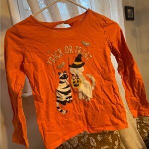 Carter's Orange Trick or Treat Long Sleeve Tee